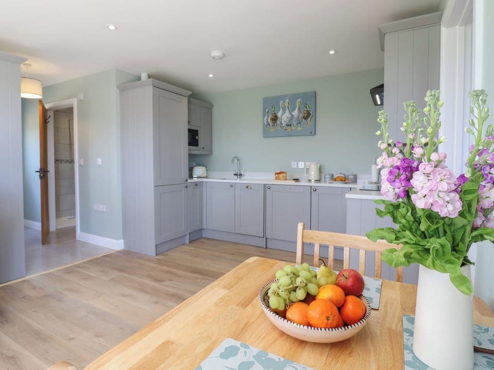 Fridge, dishwasher, electric kettle, toaster