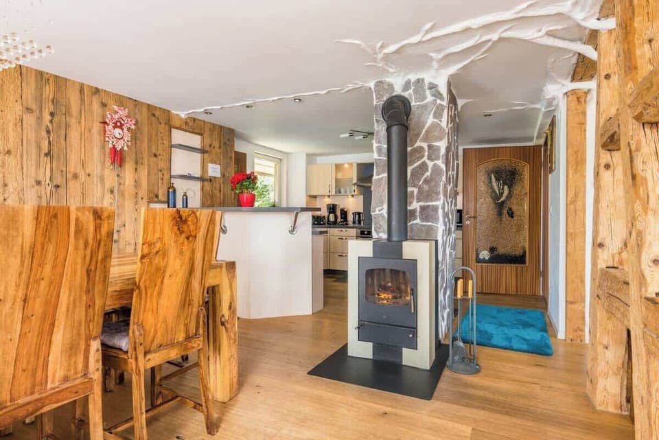 Historischer Essbereich und Küche