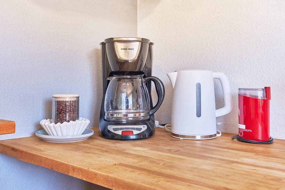 Your morning coffee awaits, ready to be brewed with organically sourced and freshly roasted coffee beans.