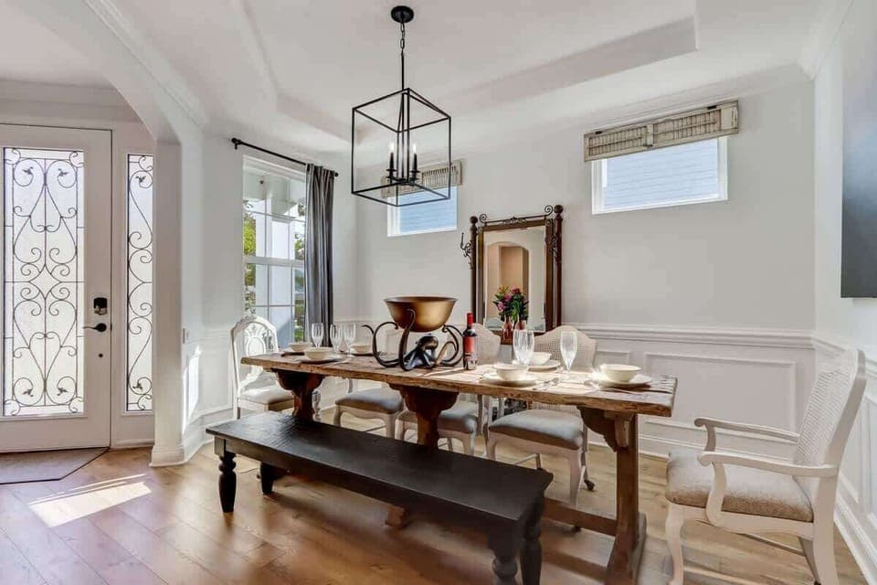 Another angle for the dining table!