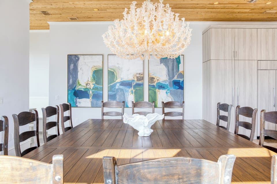 Dining area.