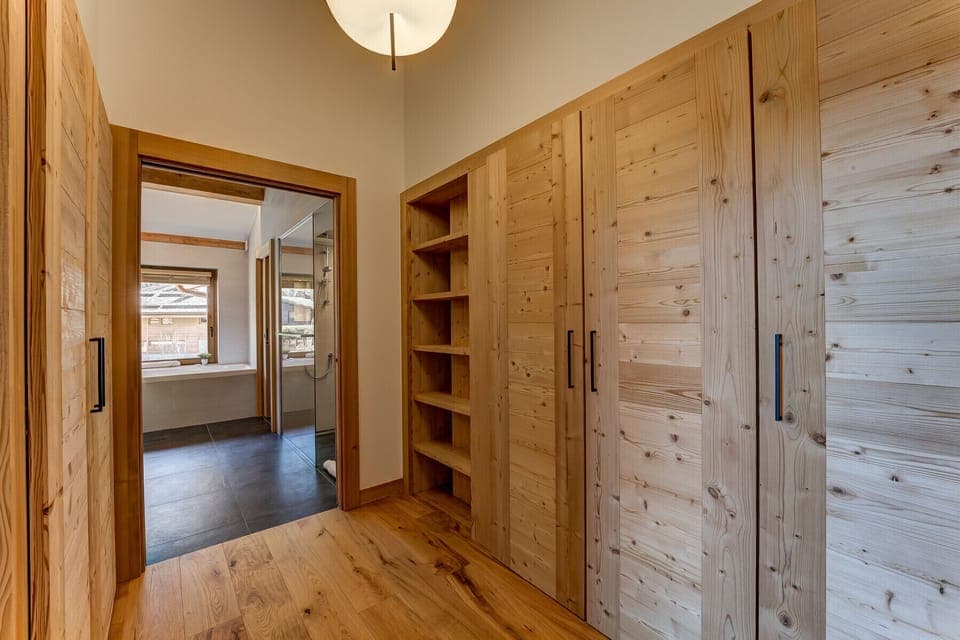 Bedroom 1, dressing area of master suite 