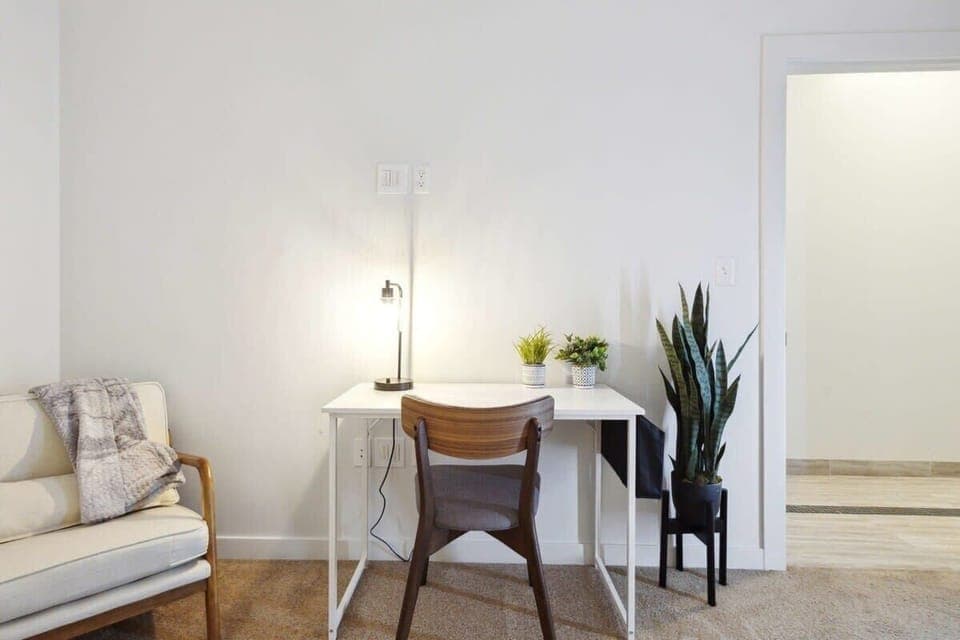 Study nook and cozy chair