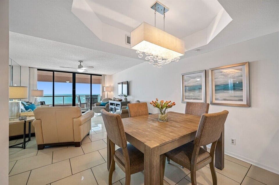Stunning dining area views