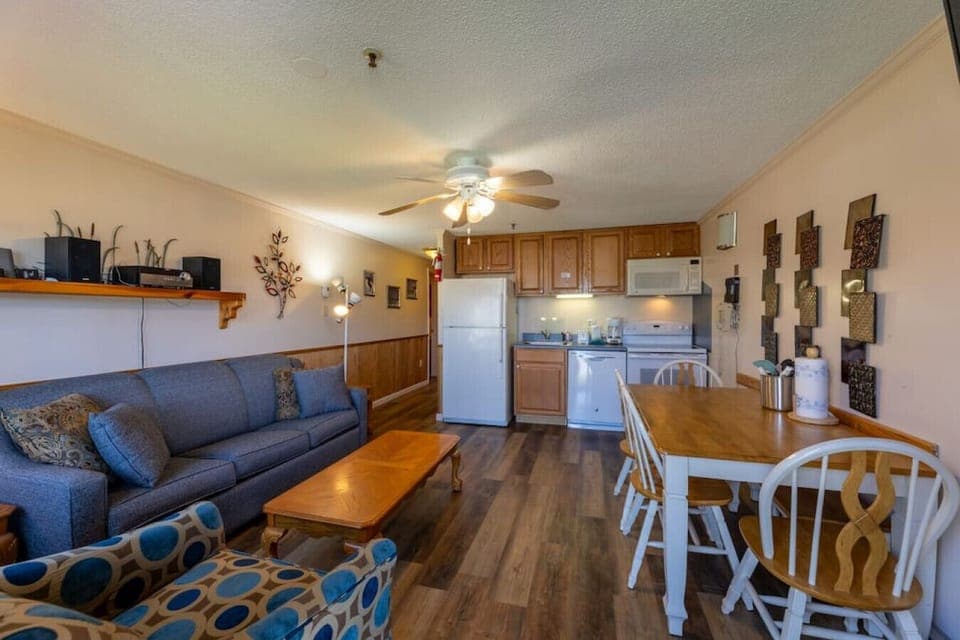 A cozy two bedroom condo
