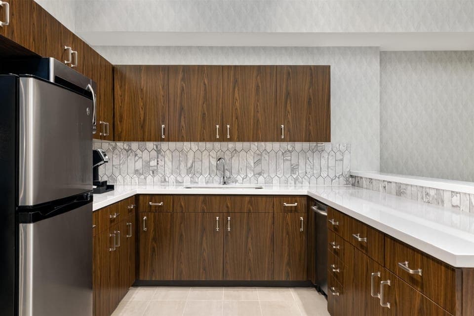 Premier Suite, 1 King Bed | Private kitchen | Fridge, microwave, coffee/tea maker