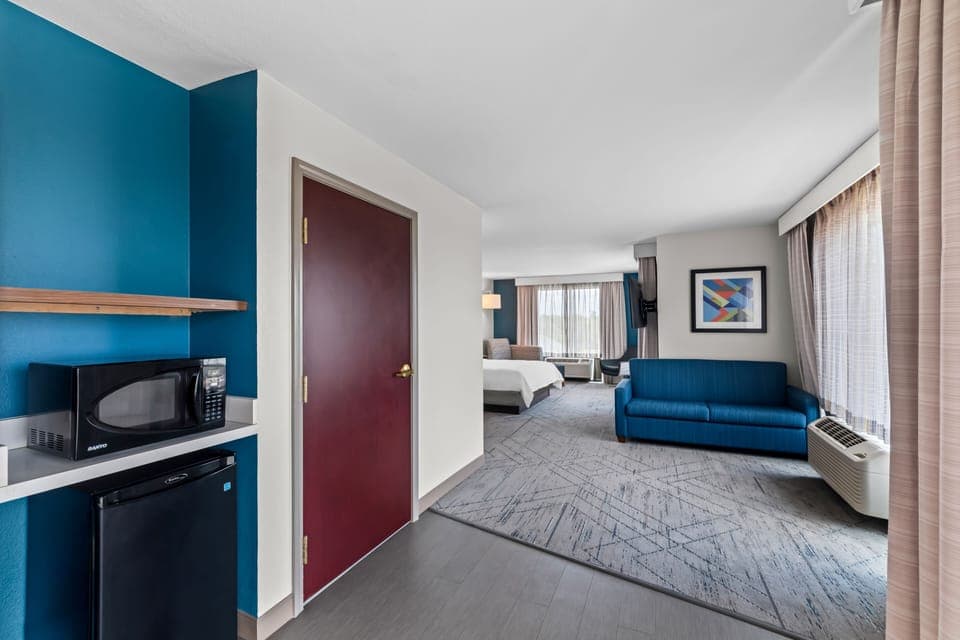 Suite, 1 King Bed with Sofa bed | In-room safe, desk, laptop workspace, iron/ironing board