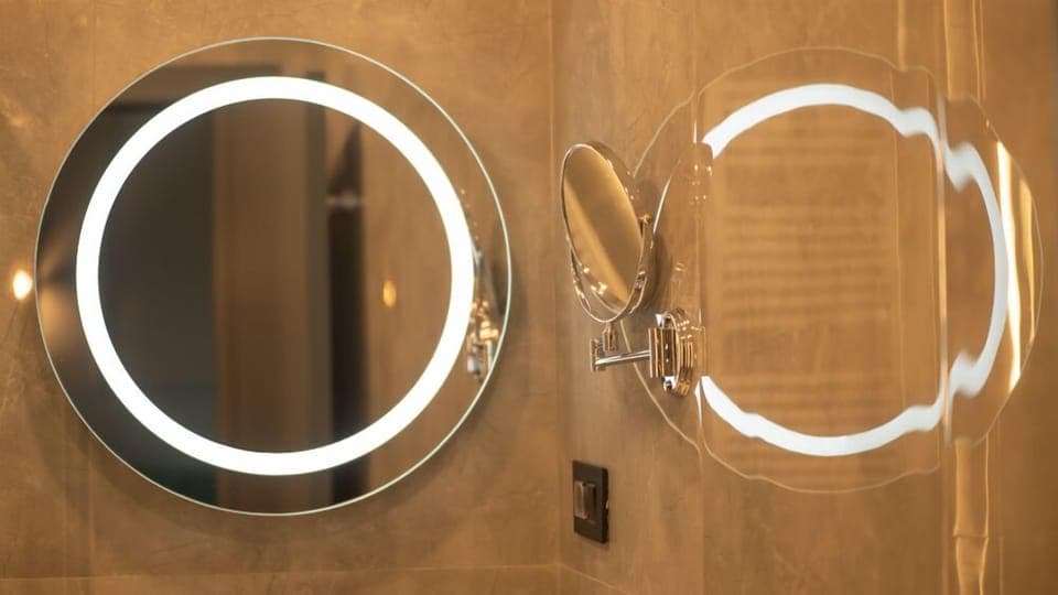 Free toiletries, hair dryer, bathrobes, slippers