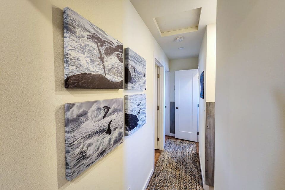 Enjoy the artwork found throughout the house.