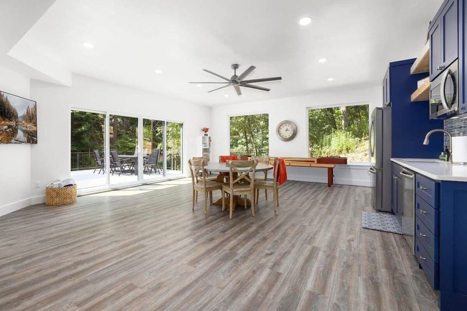 The 2nd floor features our game room and access to the large patio!