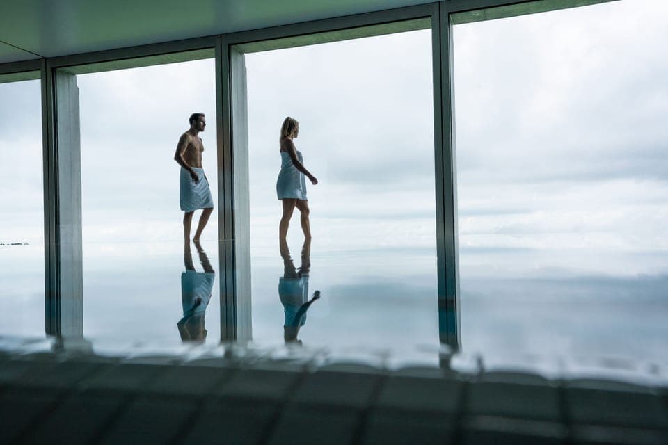 Indoor pool, open 7:00 AM to 9:00 PM, pool umbrellas, sun loungers