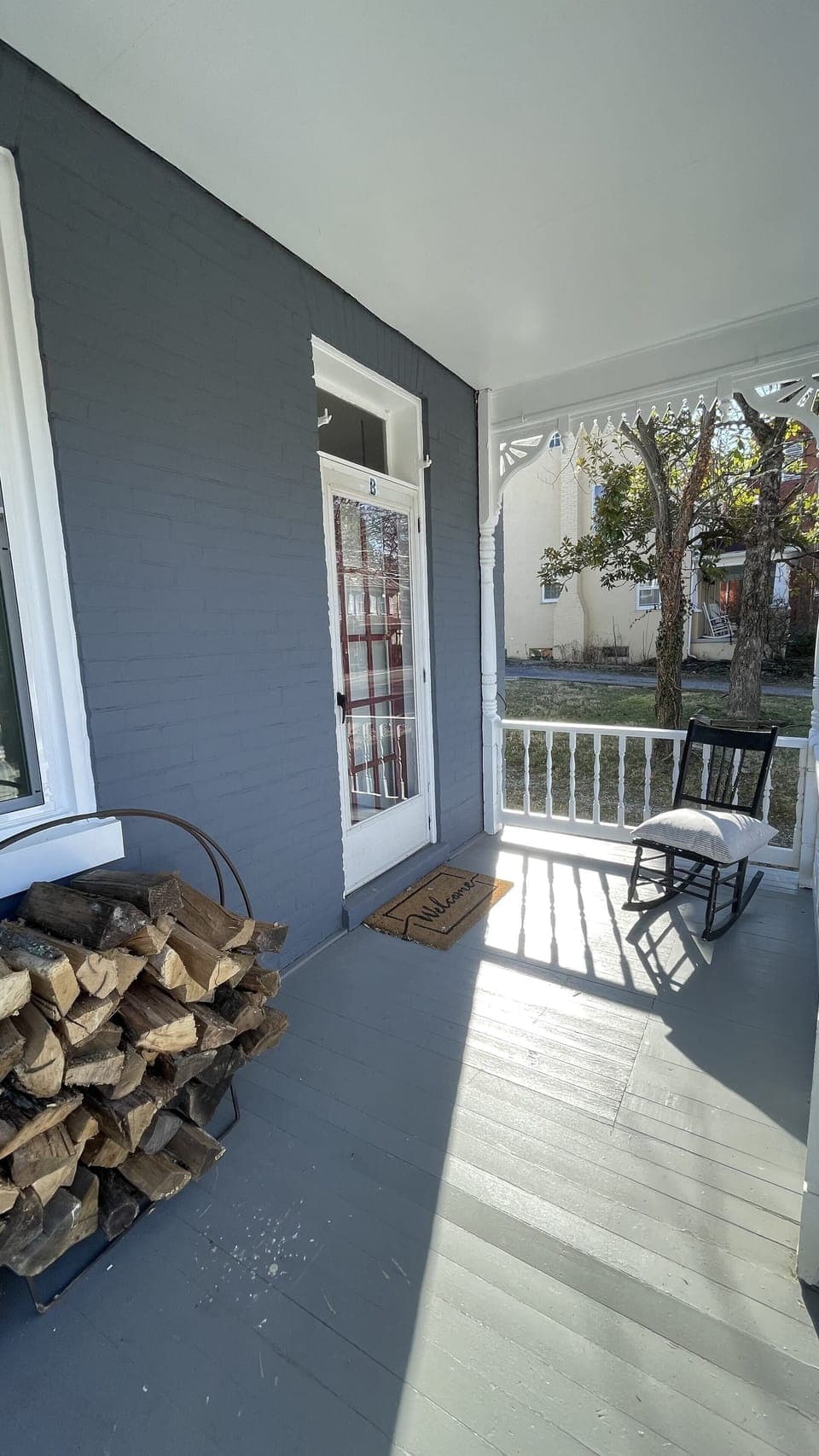 Armory B Front porch