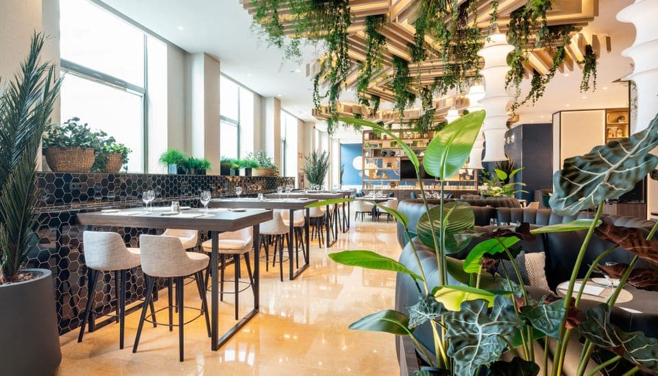 Lobby lounge, pool views, open daily