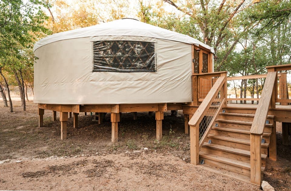 Welcome to "Mourning Dove" Yurt at River Yurt Village!!