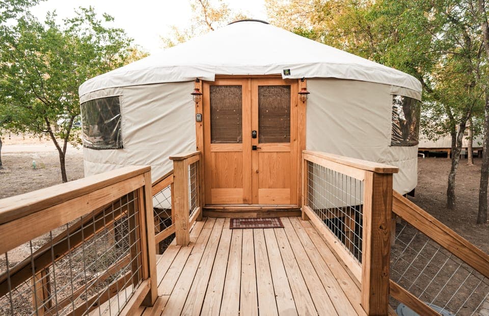 Welcome to "Mockingbird" Yurt at River Yurt Village!!