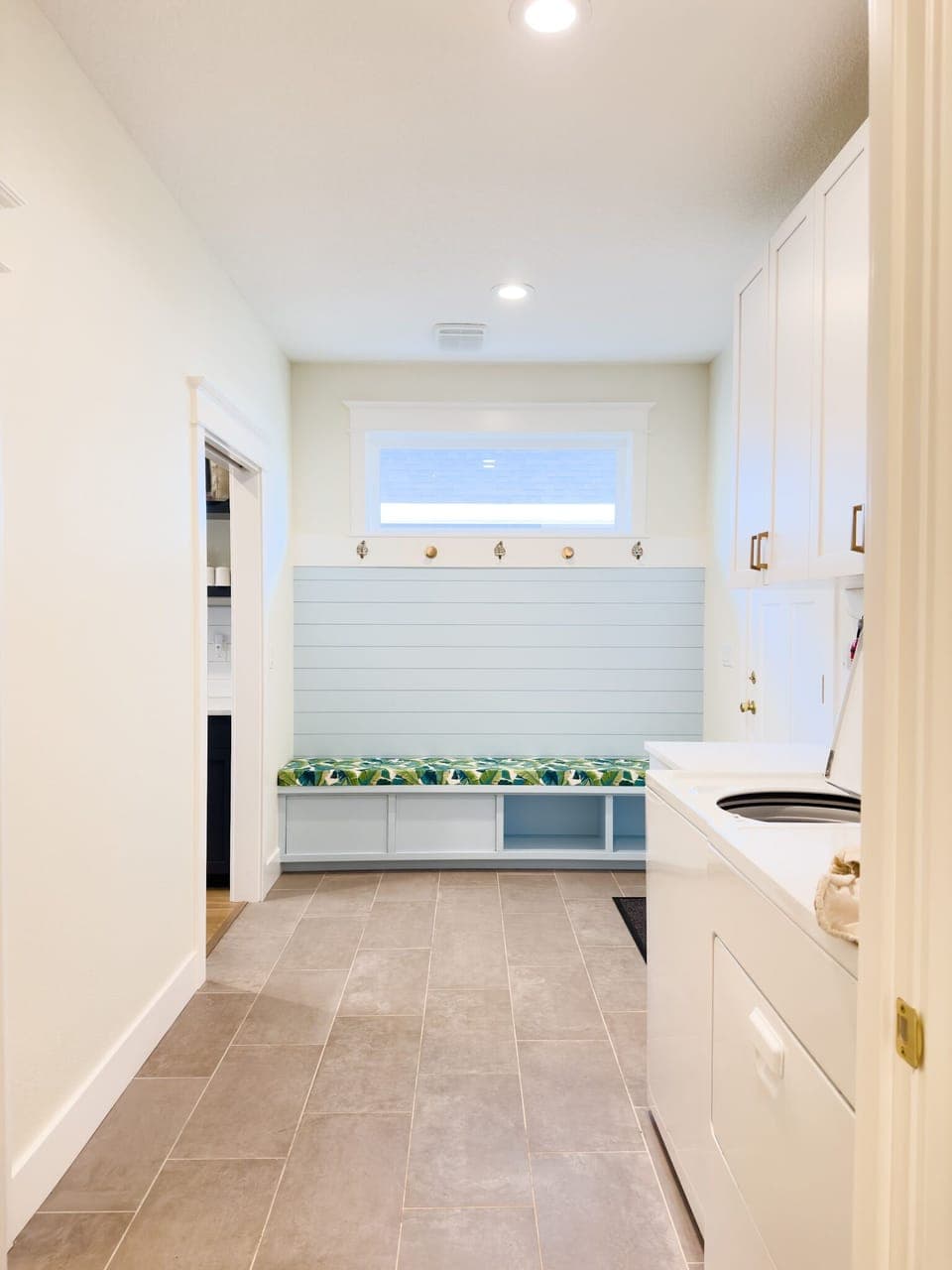 Our "sand"room and laundry room. 