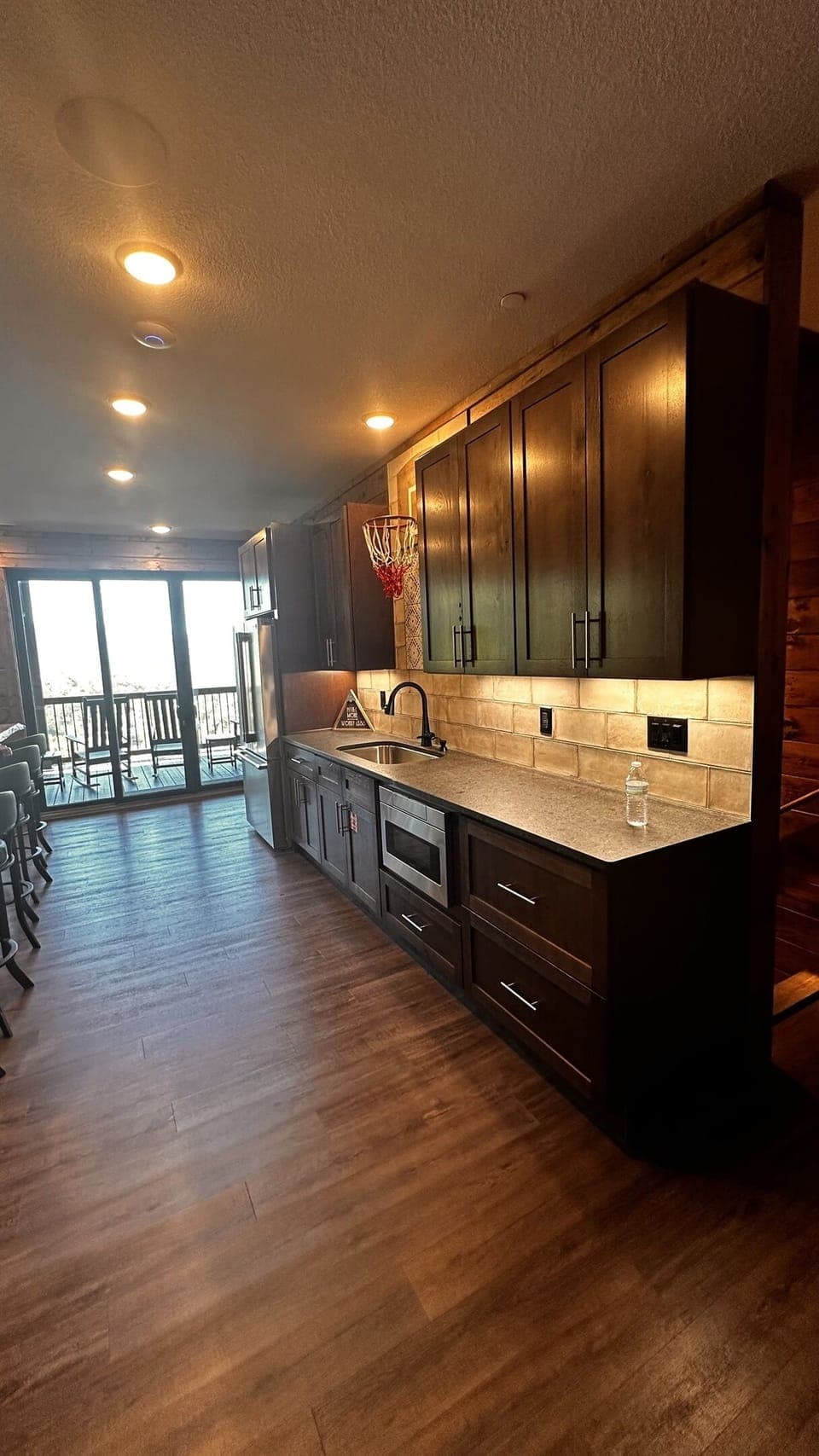 Sports Bar with kitchenette for snacks and beverages