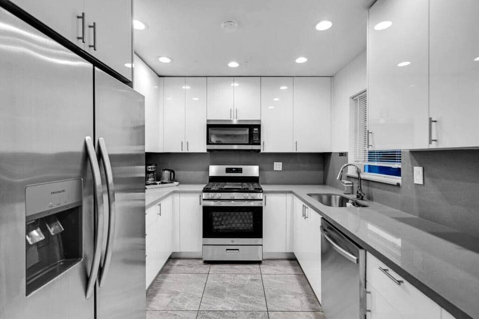 Sleek Kitchen with Modern Appliances