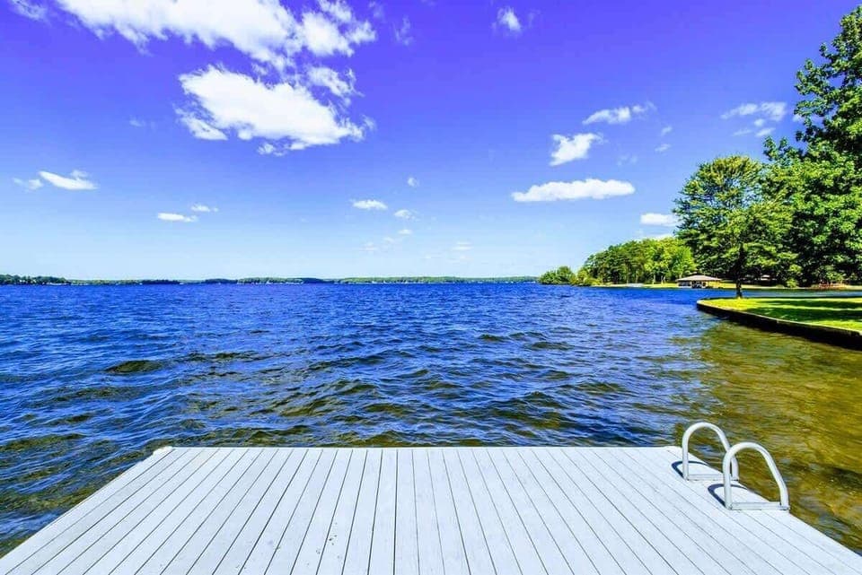 Enjoy the luxuries of a private dock, perfect for soaking up the sun!