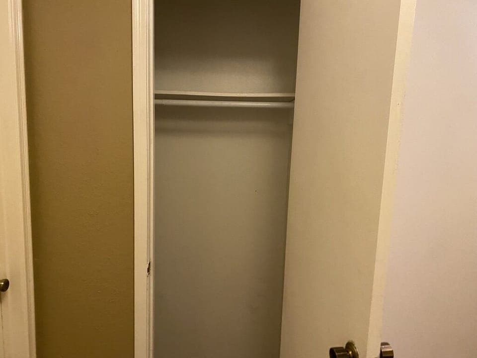 Upstairs storage closet