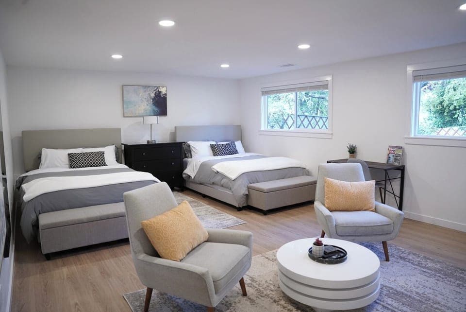 2 x 14 inch Memory foam mattress with down filled comforters