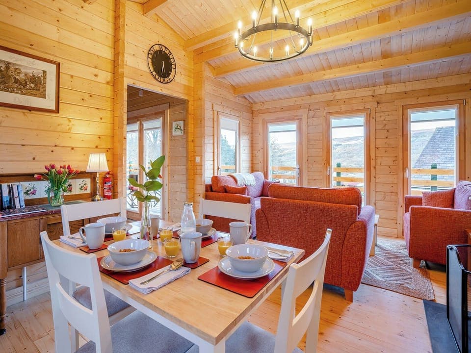 Open plan living space | D&ocirc;l Werdd Lodge, Garnant Ammanford