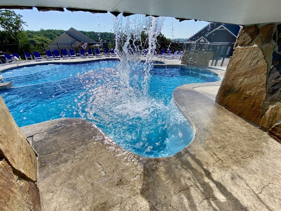 Refresh in this super cool pool!