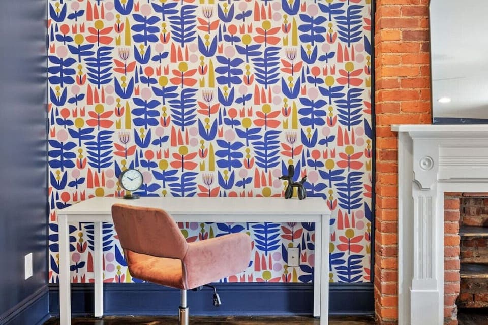 Desk area in master's bedroom