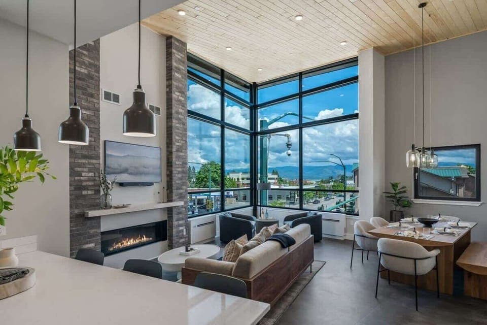 Top floor corner condo with great views.