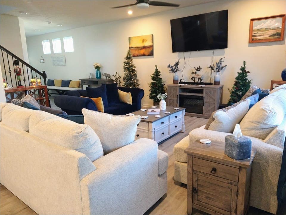 We decorate for the holidays beginning November through January!