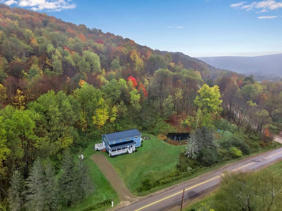 What a view on this secluded lot!