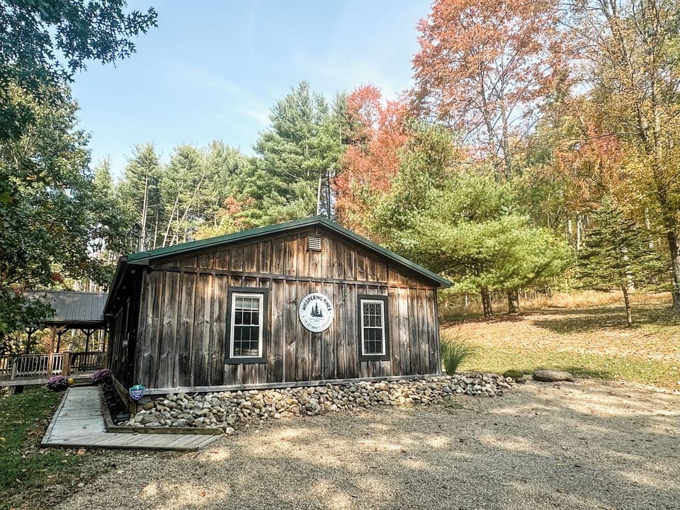 Whispering Pines is just the cozy, private getaway you need.  You'll find everything you need tucked into this cabin in the pines.