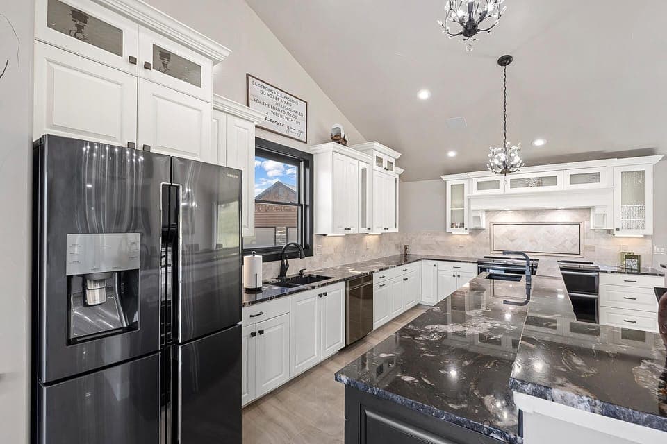 Upper-level kitchen