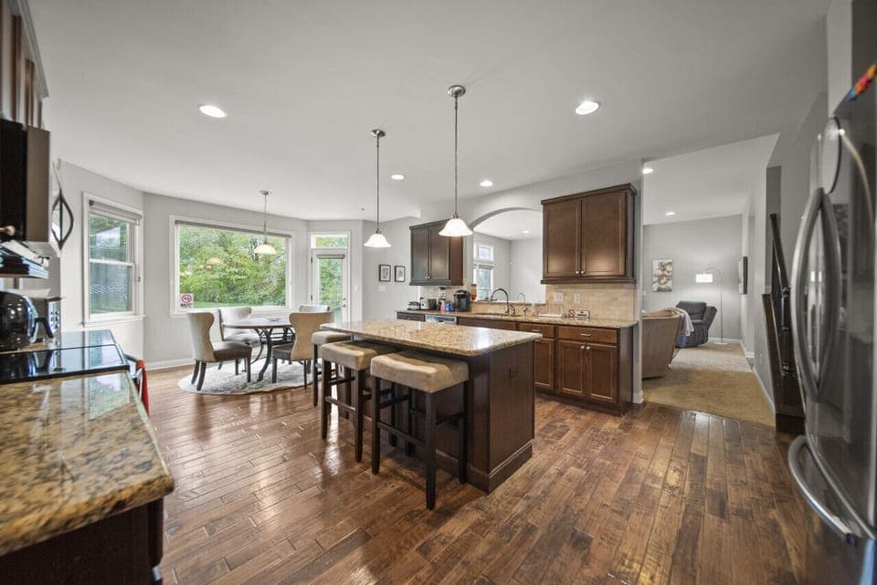 The kitchen is great for preparing delicious meals or hosting small events.