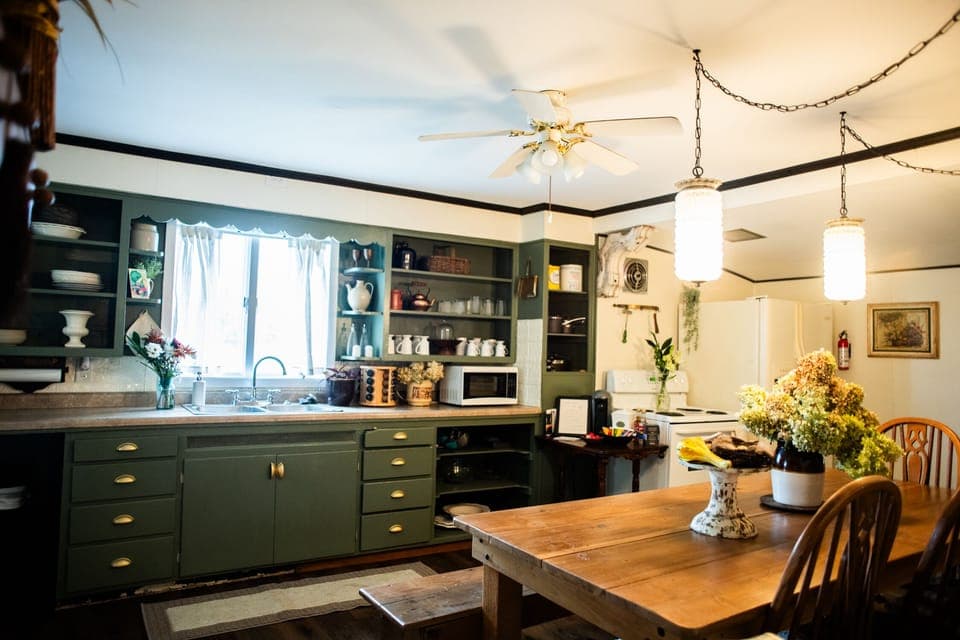 ➸gather together in the kitchen