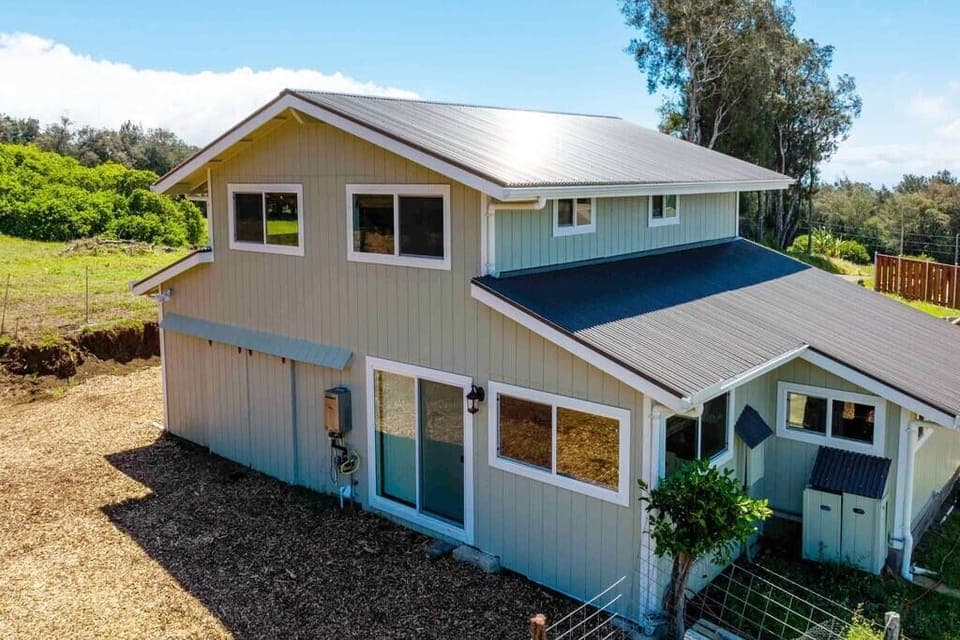 The entire two story cozy cabin we named the “Barnside”