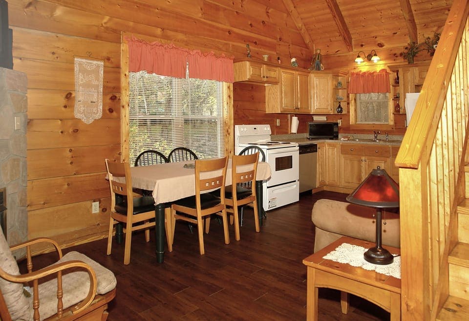 Kitchen and dining area