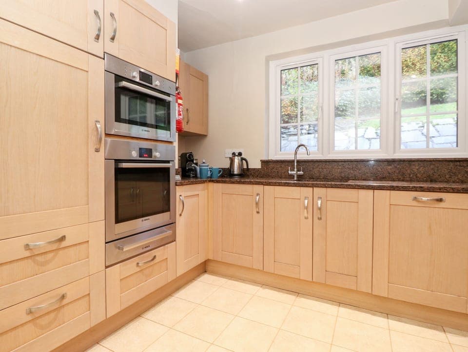 Fridge, dishwasher, electric kettle, toaster