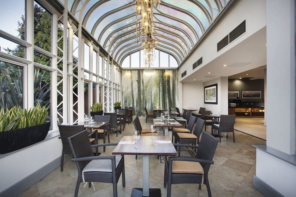 Breakfast and dinner served, Modern European cuisine