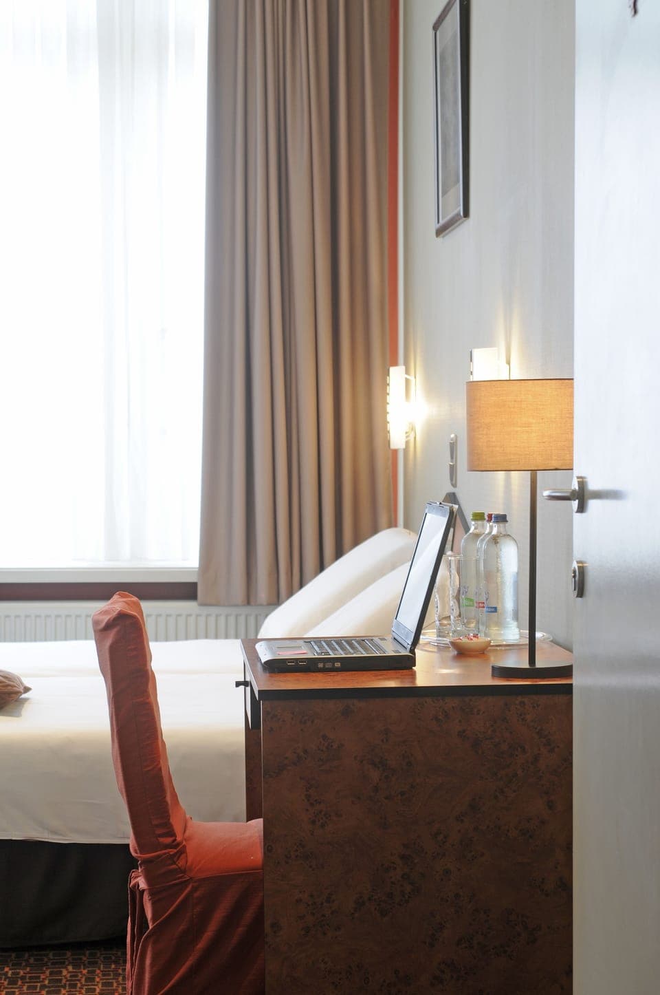 Comfort Double Room | Select Comfort beds, individually furnished, desk, blackout drapes