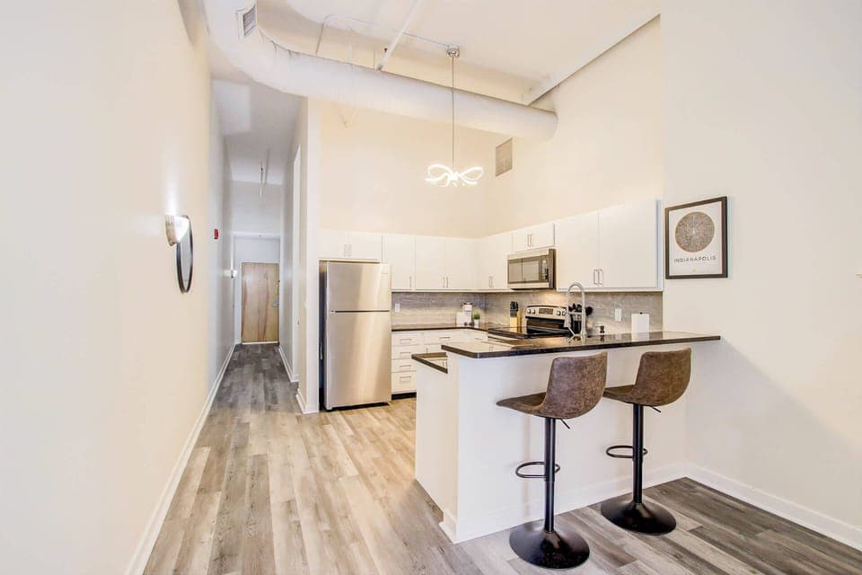 Apartment | Private kitchen | Fridge, microwave, oven, coffee/tea maker