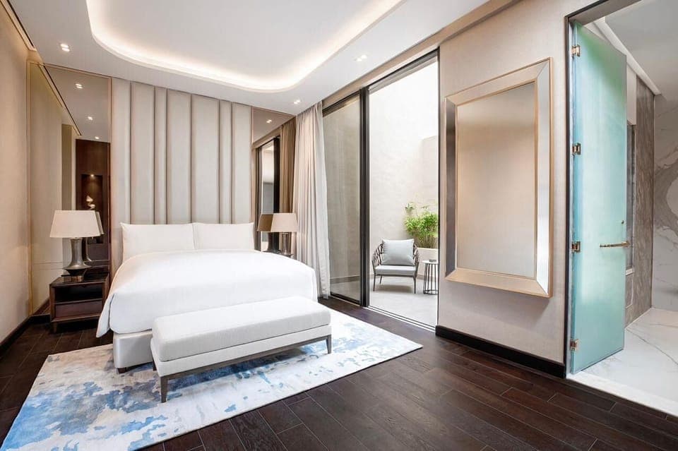 The Luxe Villa, 1 Bedroom, with Private Pool, Private Cinema and Butler Service | Egyptian cotton sheets, premium bedding, memory foam beds, minibar