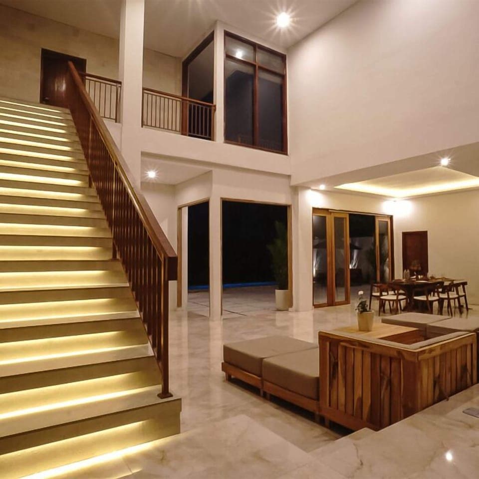 Deluxe Villa | Living area | Flat-screen TV