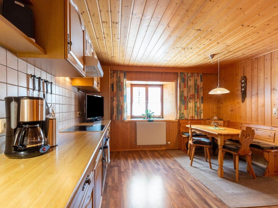 Apartment | Private kitchen | Electric kettle, highchair