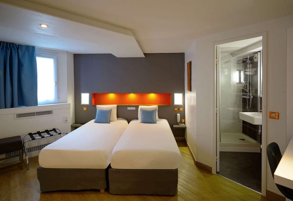 Premium Room, Multiple Beds, Non Smoking | In-room safe, desk, blackout drapes, soundproofing