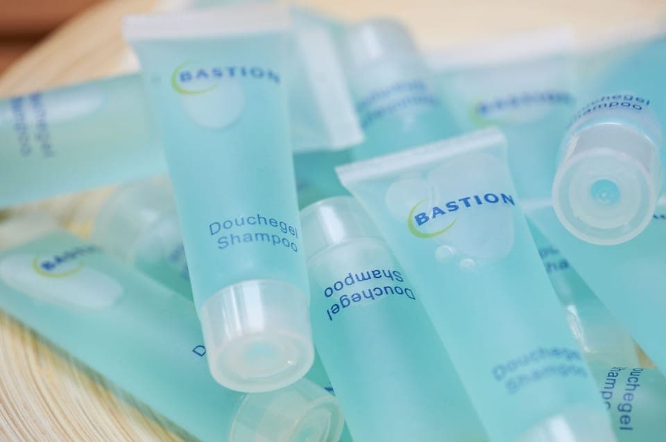 Free toiletries, hair dryer, towels