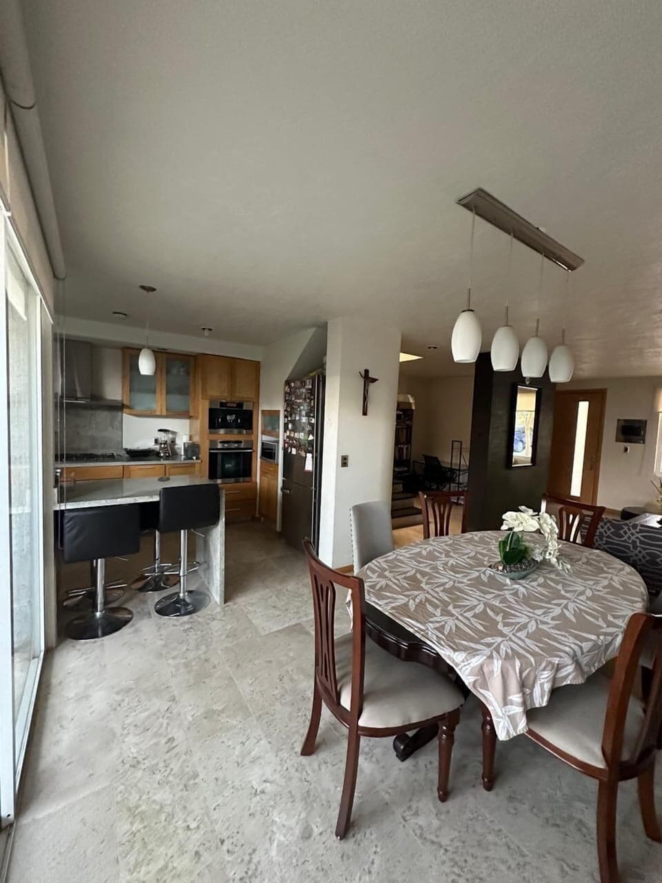 Family House, Balcony, Garden View | Private kitchen