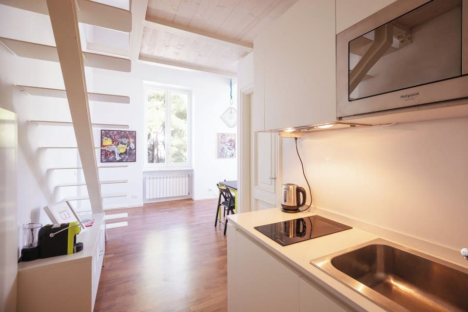 Apartment, Hill View | Private kitchen | Fridge, microwave, oven, stovetop