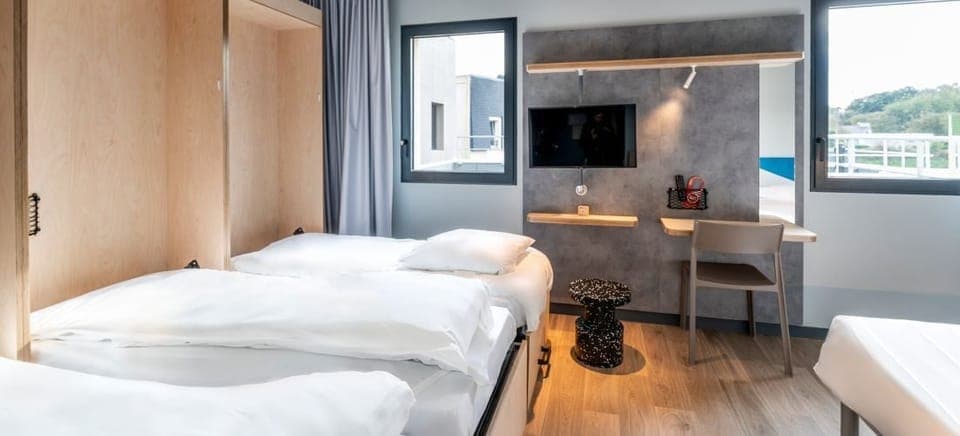 Room, Multiple Beds, Accessible | Blackout drapes, soundproofing, iron/ironing board, free WiFi