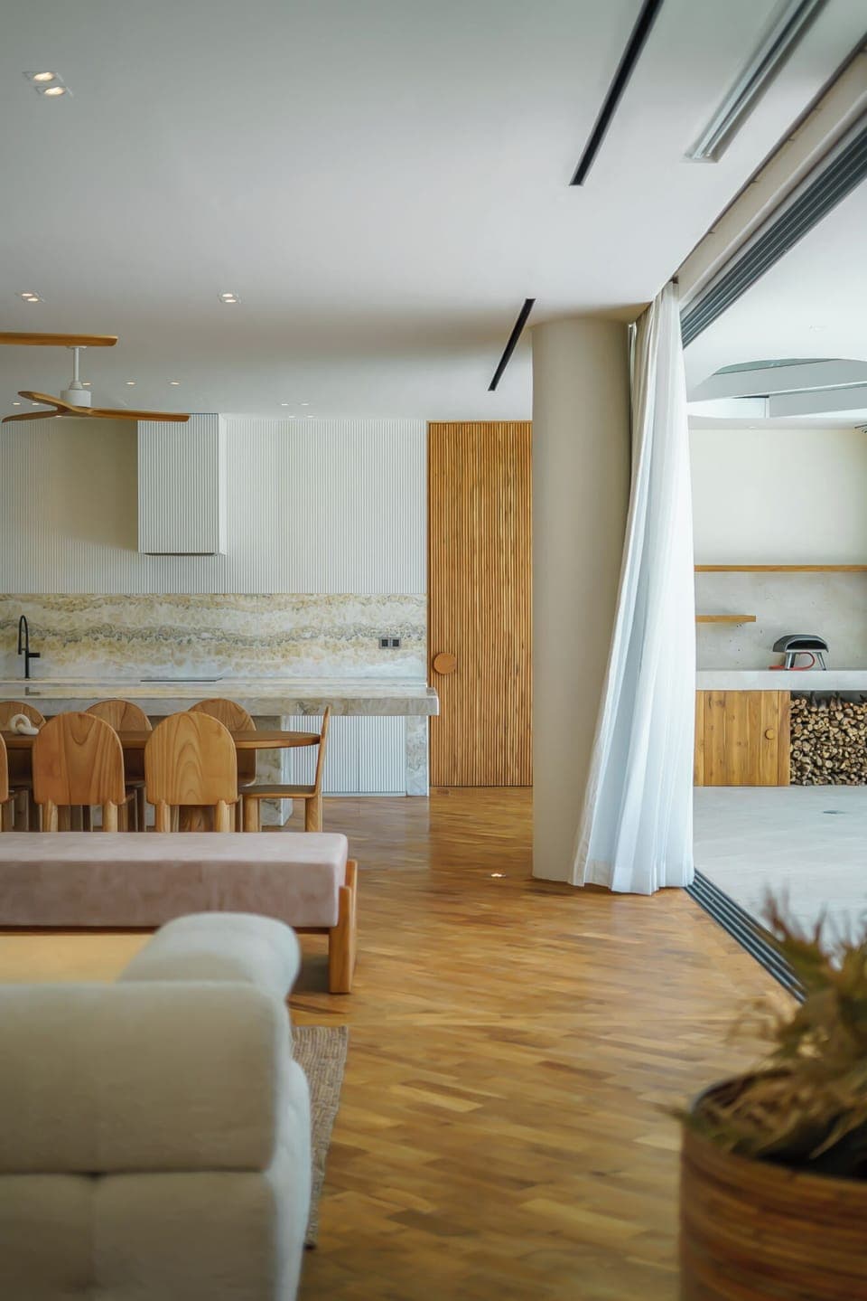 Luxury Villa, Pool View | Living area